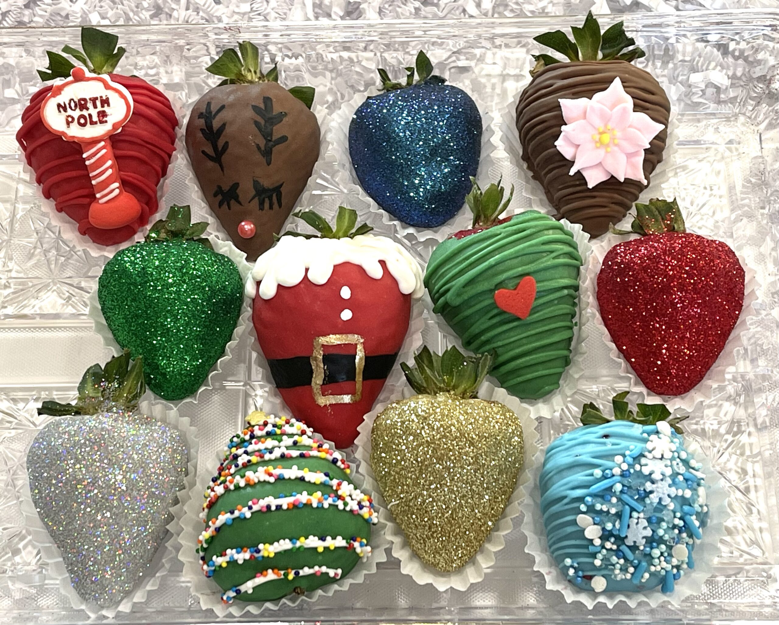 Christmas Chocolate Covered Strawberries – Plates By Perrin