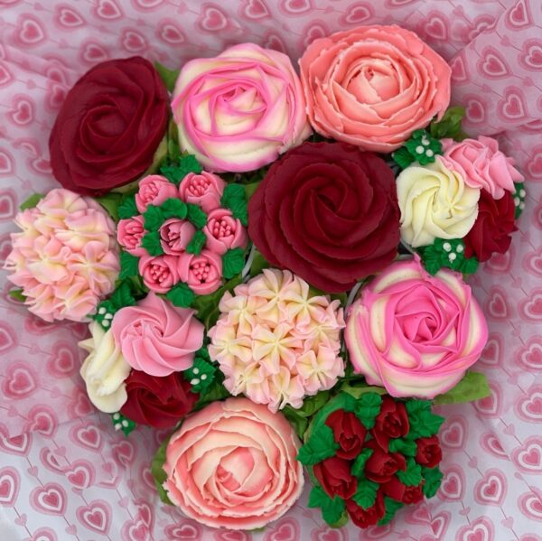 Valentine's Cupcake Bouquet - Image 2