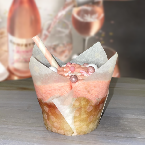 Pink Moscato Cupcakes